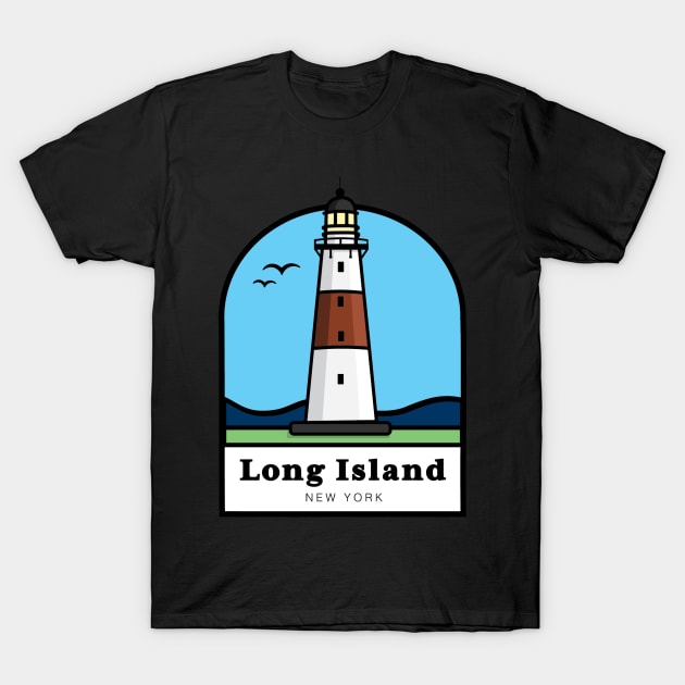 Long Island, New York. T-Shirt by christiwilbert